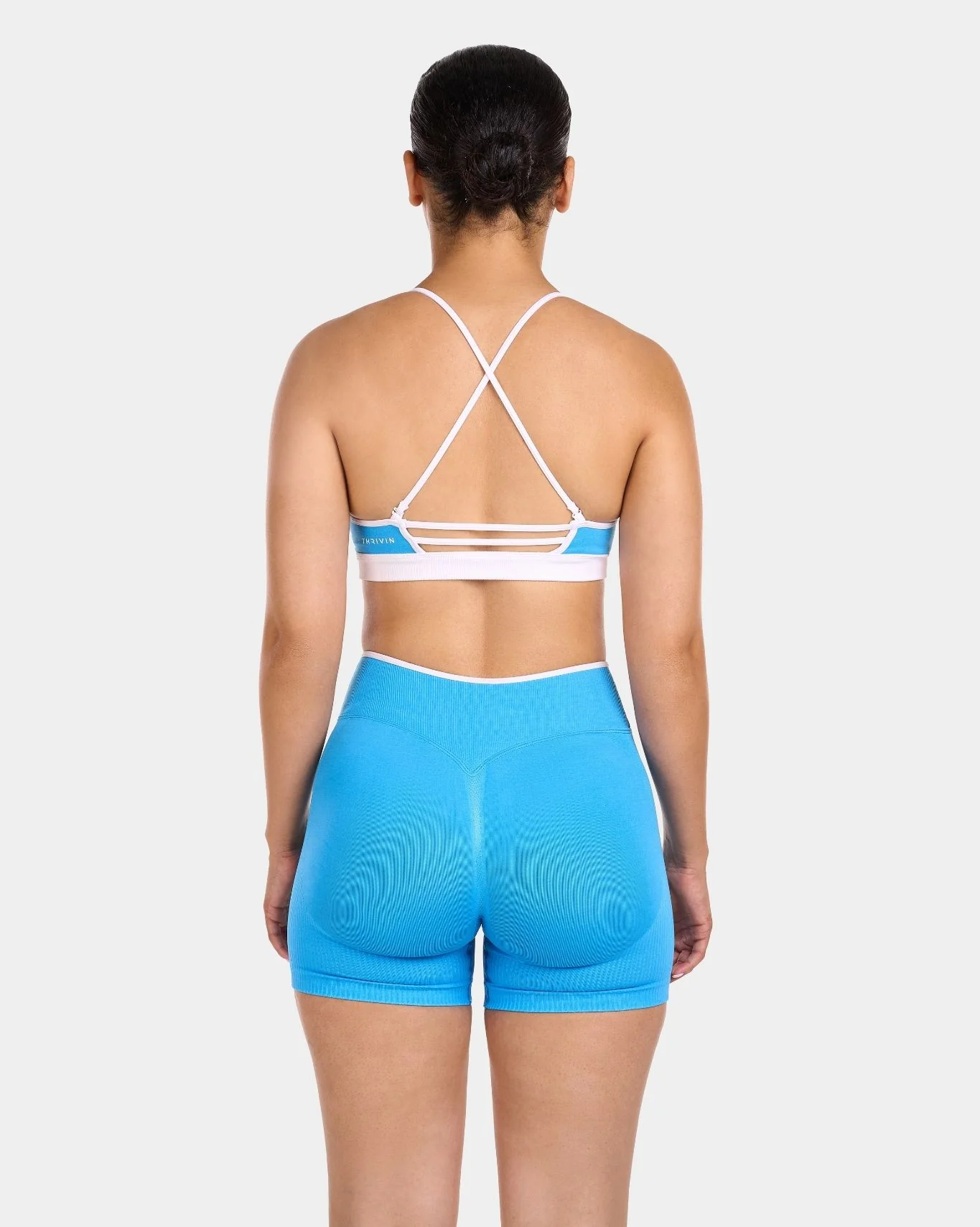 Multiway Rewind V-Edge Bra | Sky Blue - Image 3