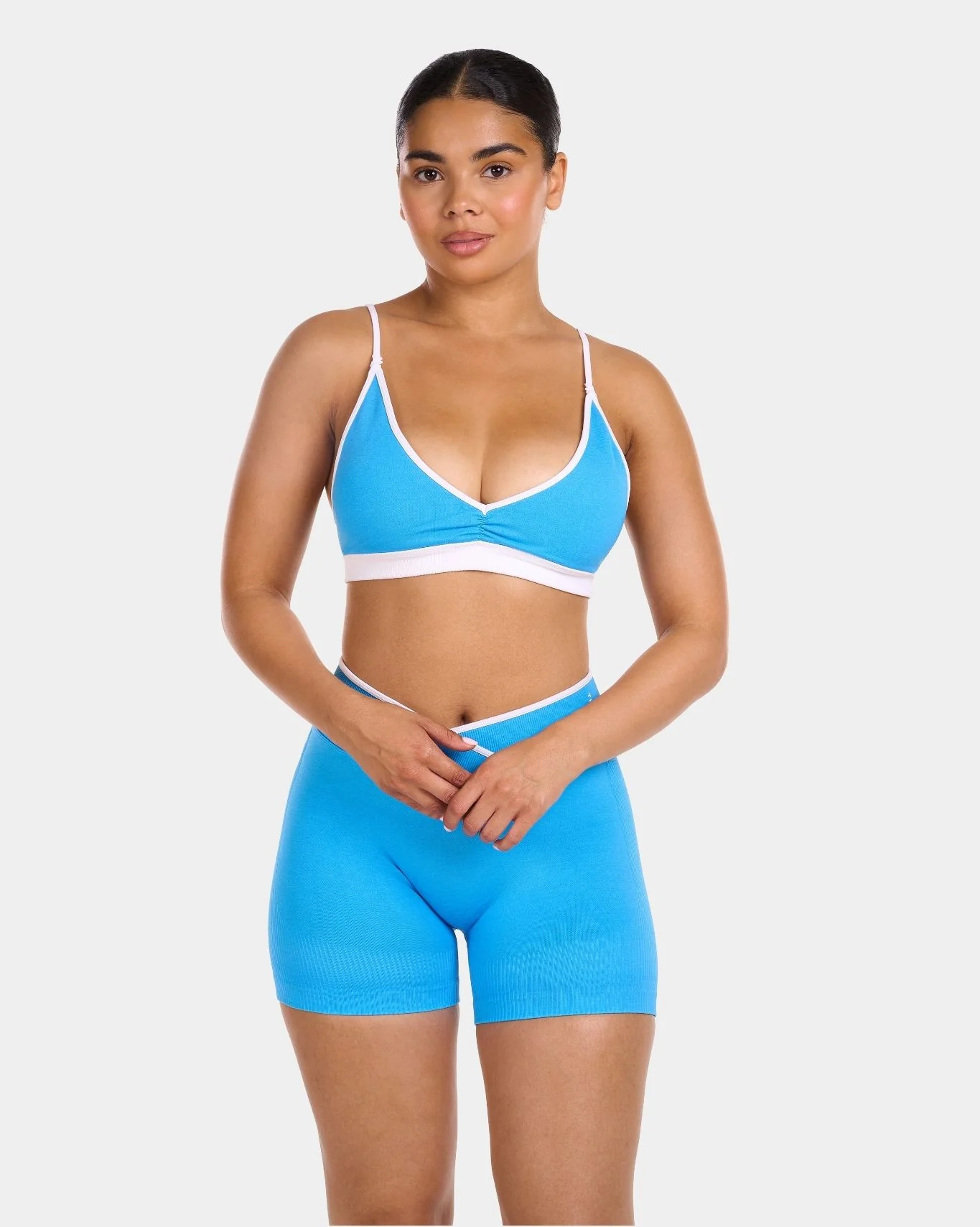 Multiway Rewind V-Edge Bra | Sky Blue - Image 7