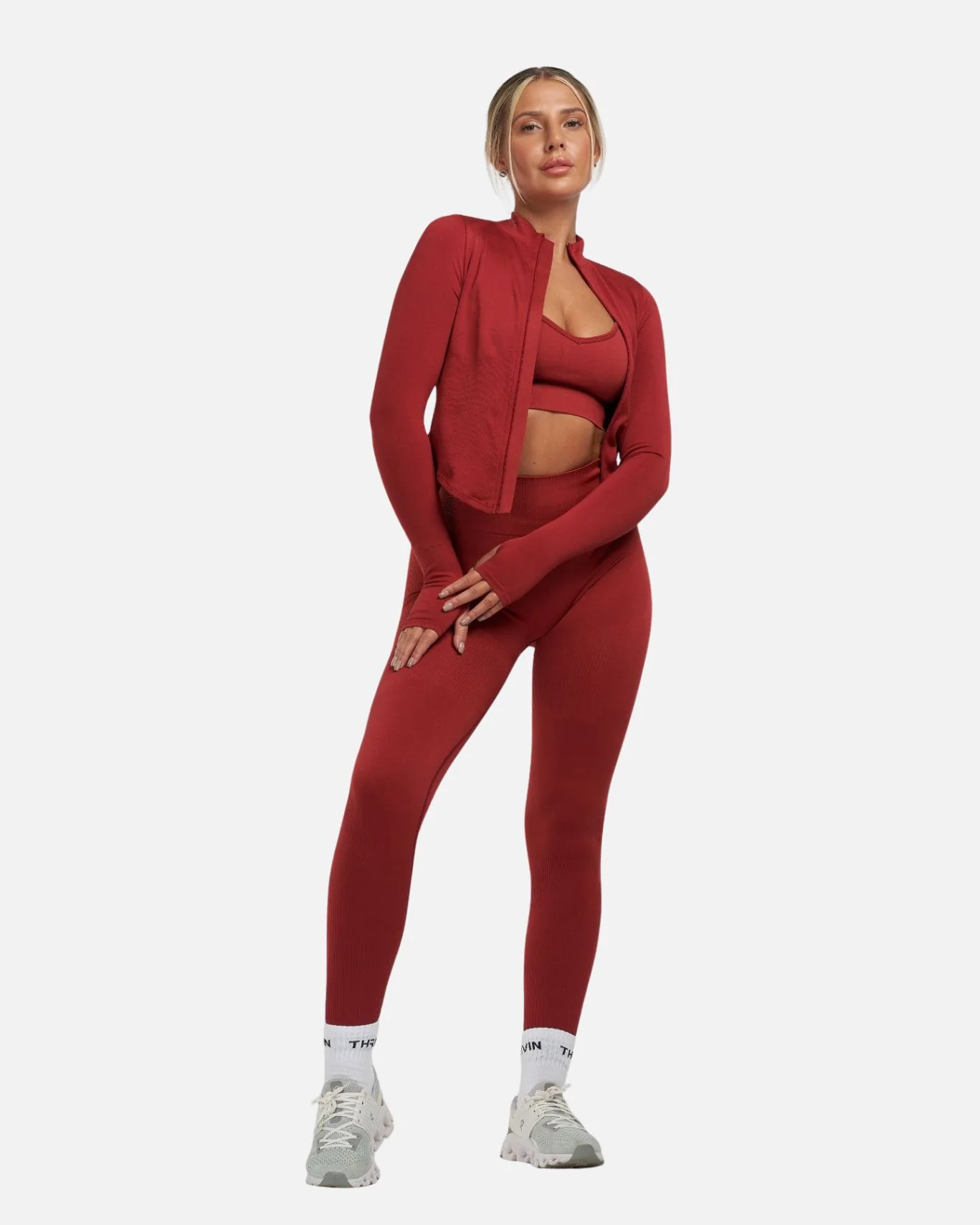 THRIVIN Silk Socks | White - Image 4